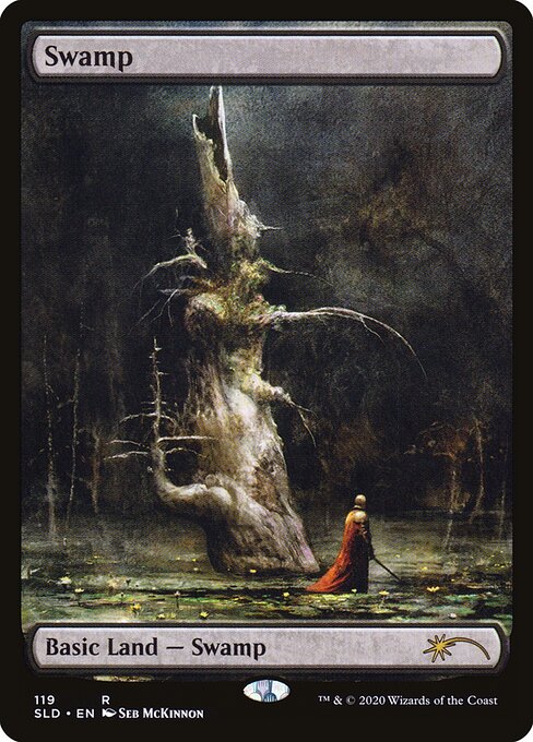 Swamp (119) - FULL ART (Foil) - Secret Lair Drop - Game On