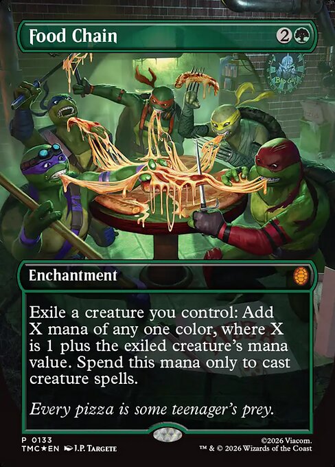 Food Chain (133) - BORDERLESS (Foil) - Teenage Mutant Ninja Turtles Eternal - Game On
