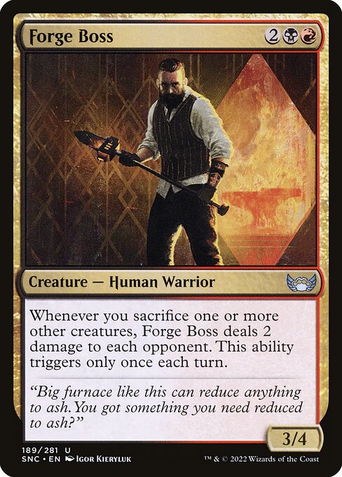 Forge Boss (189) (Foil) - Streets of New Capenna - Game On
