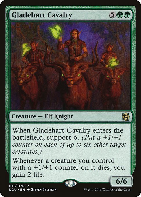 Gladehart Cavalry (11) - Duel Decks: Elves vs. Inventors - Game On