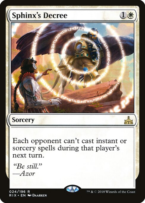 Sphinx's Decree (24) - Rivals of Ixalan - Game On
