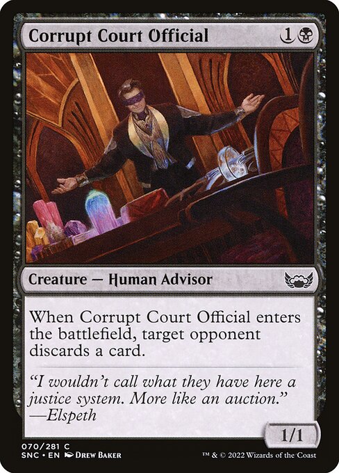 Corrupt Court Official (70) - Streets of New Capenna - Game On