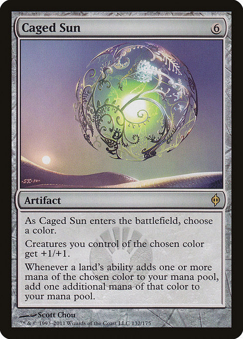 Caged Sun (132) - New Phyrexia - Game On