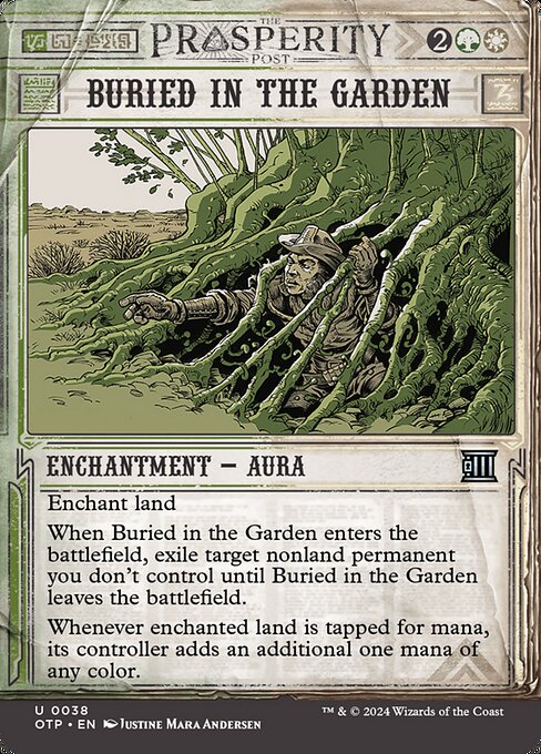 Buried in the Garden (38) - BORDERLESS (Foil) - Breaking News - Game On