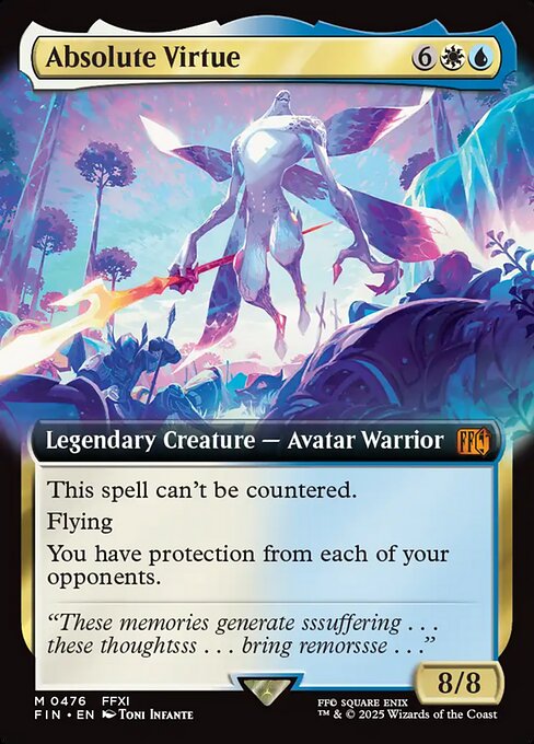 Absolute Virtue (476) - EXTENDED ART (Foil) - Final Fantasy - Game On