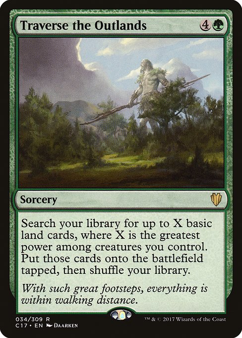 Traverse the Outlands (34) - Commander 2017 - Game On