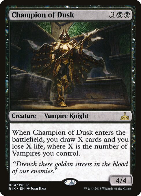 Champion of Dusk (64) - Rivals of Ixalan - Game On