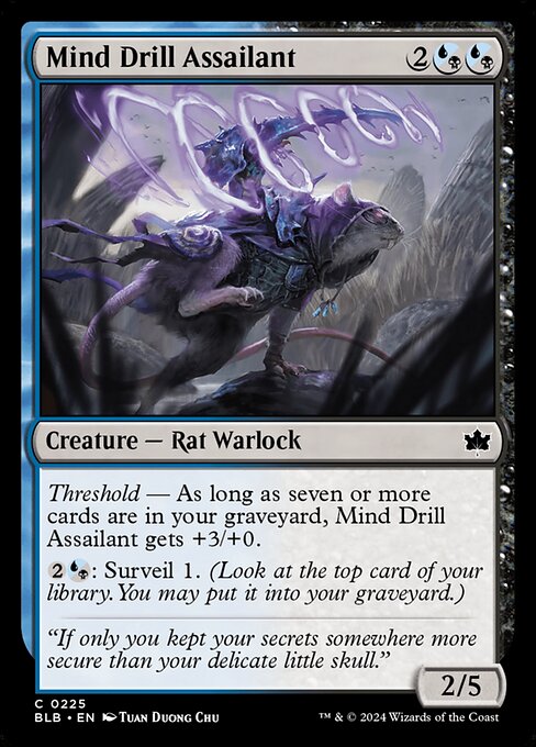 Mind Drill Assailant (225) (Foil) - Bloomburrow - Game On