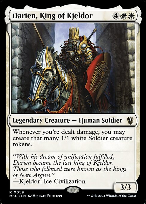 Darien, King of Kjeldor (59) - Murders at Karlov Manor Commander - Game On