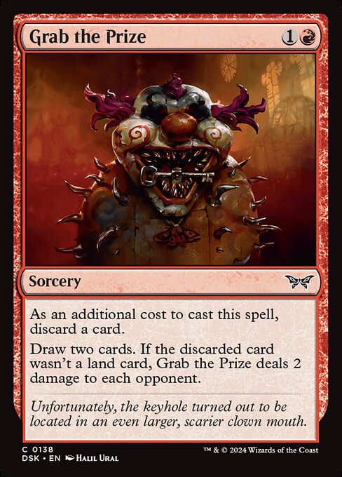Grab the Prize (138) (Foil) - Duskmourn: House of Horror - Game On