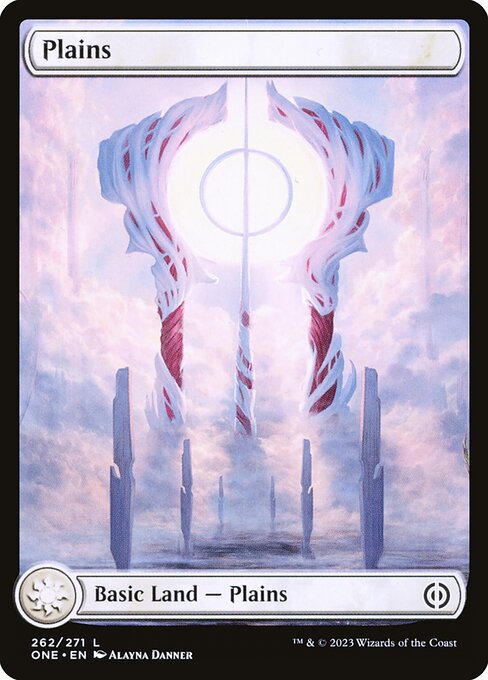 Plains (262) - FULL ART (Foil) - Phyrexia: All Will Be One - Game On