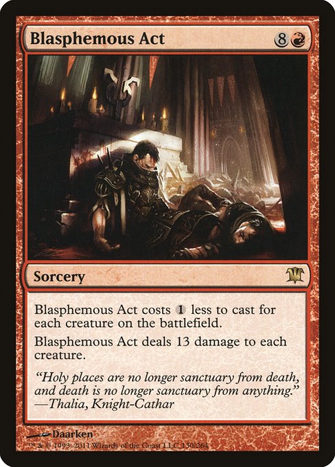 Blasphemous Act (130) - Innistrad - Game On