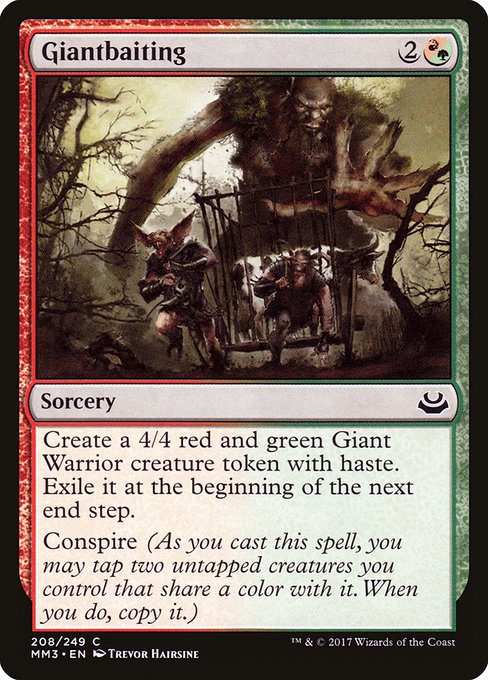 Giantbaiting (208) (Foil) - Modern Masters 2017 - Game On