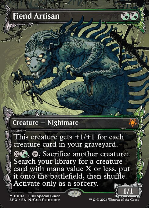 Fiend Artisan (83) - SHOWCASE (Foil) - Special Guests - Game On