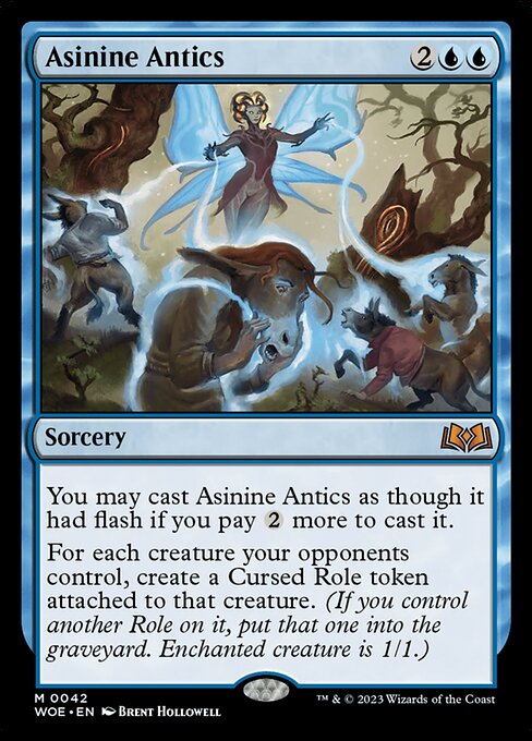 Asinine Antics (42) (Foil) - Wilds of Eldraine - Game On