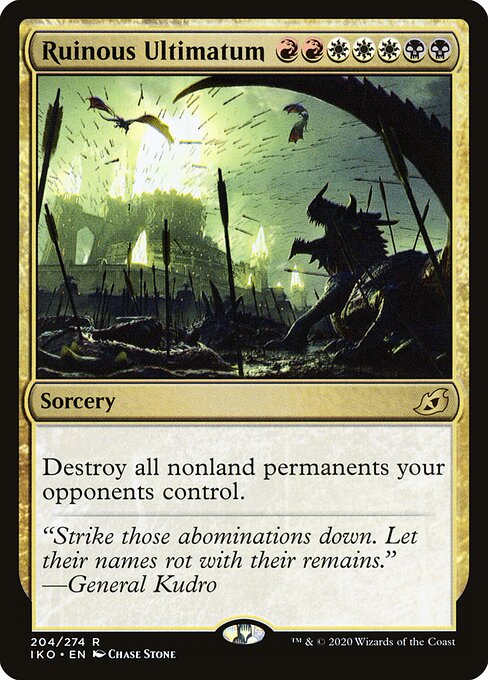Ruinous Ultimatum (204) (Foil) - Ikoria: Lair of Behemoths - Game On