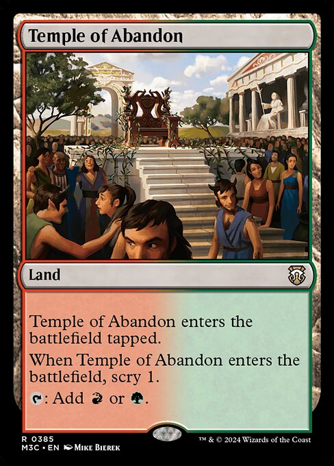 Temple of Abandon (385) - Modern Horizons 3 Commander - Game On