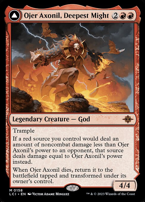 Ojer Axonil, Deepest Might // Temple of Power (158) (Foil) - The Lost Caverns of Ixalan - Game On