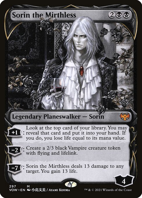 Sorin the Mirthless (297) - SHOWCASE (Foil) - Innistrad: Crimson Vow - Game On