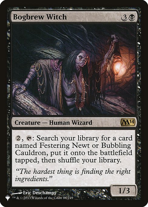 Bogbrew Witch (M14-88) - The List - Game On