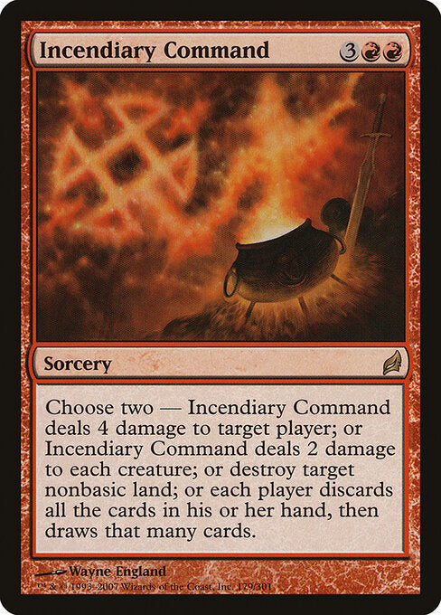 Incendiary Command (179) - Lorwyn - Game On