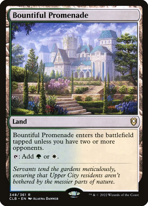Bountiful Promenade (348) (Foil) - Commander Legends: Battle for Baldur's Gate - Game On