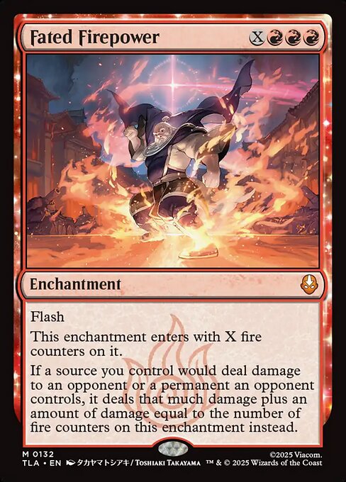 Fated Firepower (132) (Foil) - Avatar: The Last Airbender - Game On