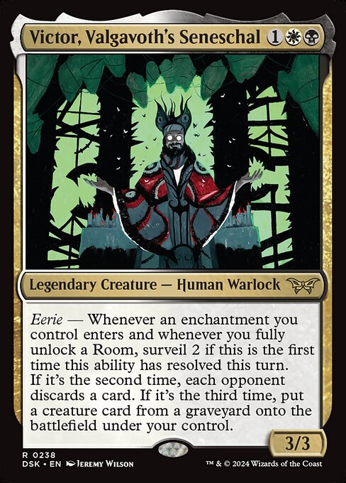 Victor, Valgavoth's Seneschal (238) (Foil) - Duskmourn: House of Horror - Game On
