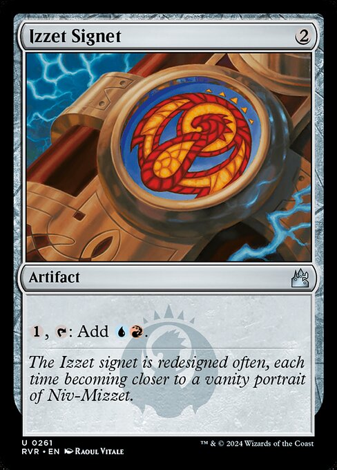 Izzet Signet (261) (Foil) - Ravnica Remastered - Game On