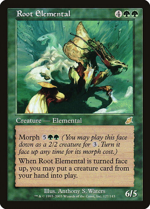 Root Elemental (127) (Foil) - Scourge - Game On