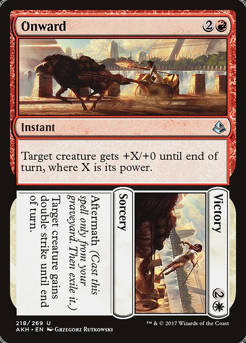 Onward // Victory (218) (Foil) - Amonkhet - Game On