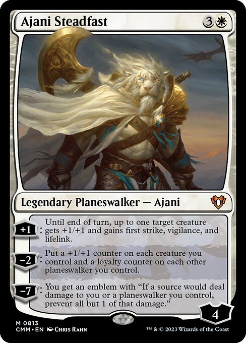 Ajani Steadfast (813) - Commander Masters - Game On