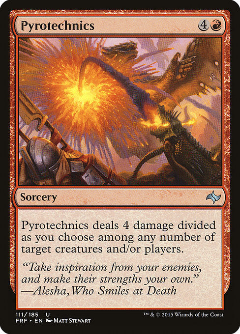 Pyrotechnics (111) (Foil) - Fate Reforged - Game On