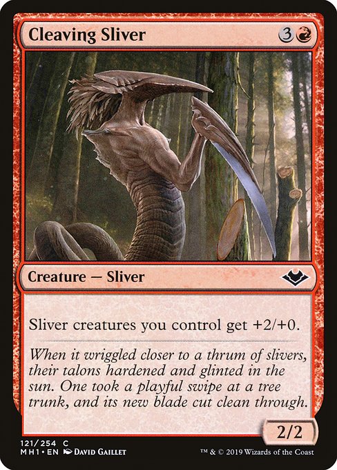 Cleaving Sliver (121) - Modern Horizons - Game On
