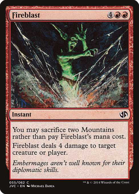 Fireblast (55) - Duel Decks Anthology: Jace vs. Chandra - Game On