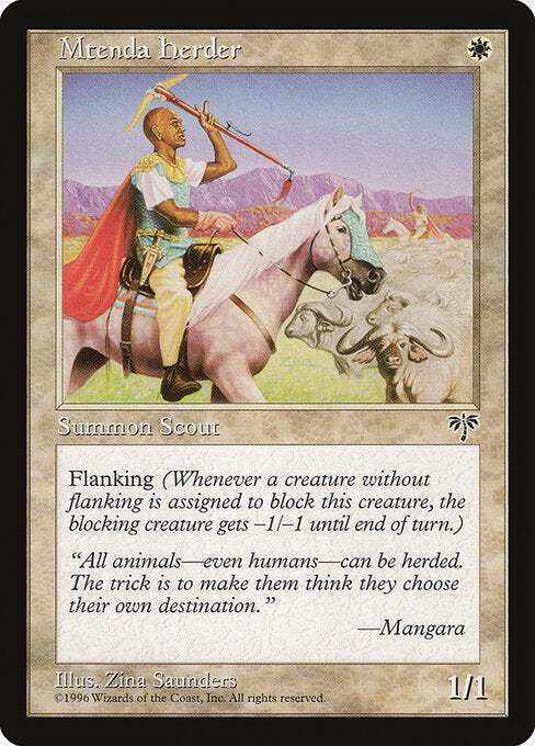 Mtenda Herder (29) - Mirage - Game On