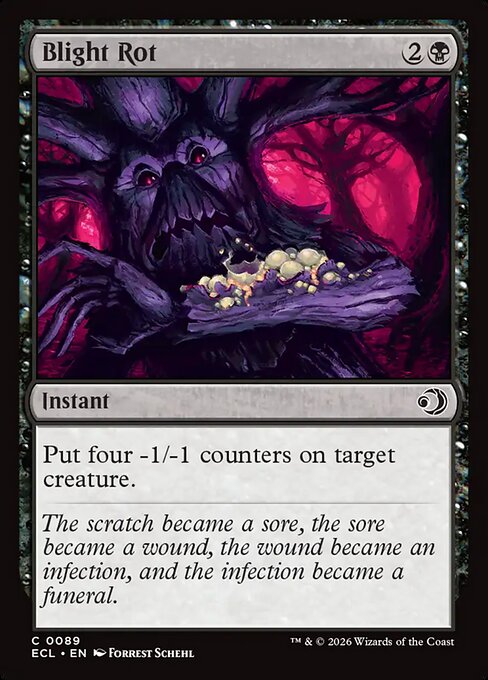 Blight Rot (89) (Foil) - Lorwyn Eclipsed - Game On