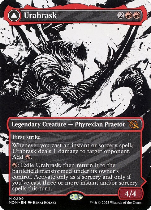 Urabrask // The Great Work (299) - BORDERLESS - FULL ART - March of the Machine - Game On