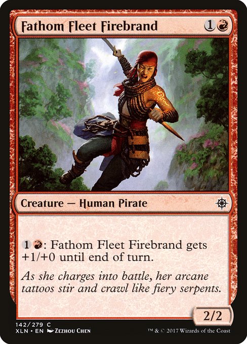 Fathom Fleet Firebrand (142) (Foil) - Ixalan - Game On