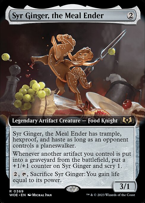 Syr Ginger, the Meal Ender (369) - EXTENDED ART (Foil) - Wilds of Eldraine - Game On