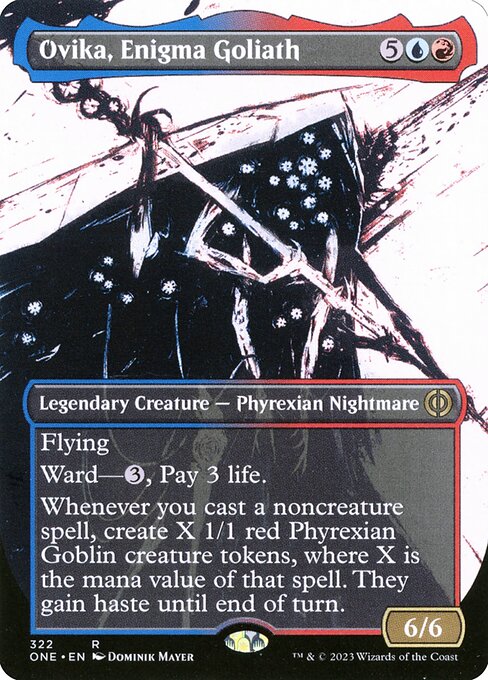 Ovika, Enigma Goliath (322) - BORDERLESS - Phyrexia: All Will Be One - Game On