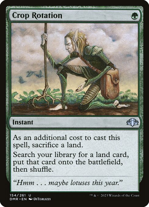 Crop Rotation (154) (Foil) - Dominaria Remastered - Game On