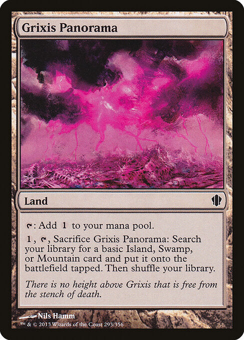 Grixis Panorama (293) - Commander 2013 - Game On