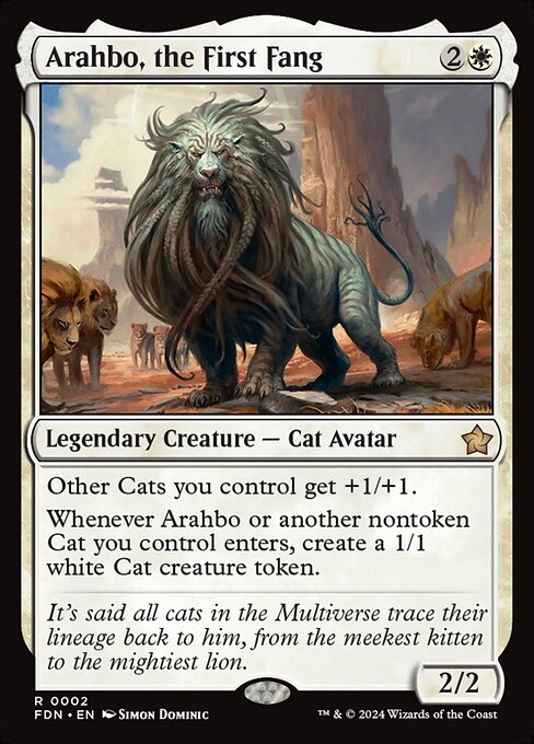 Arahbo, the First Fang (2) (Foil) - Foundations - Game On