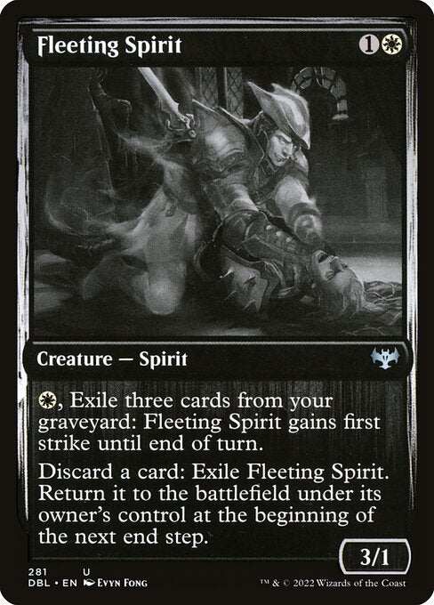 Fleeting Spirit (281) (Foil) - Innistrad: Double Feature - Game On