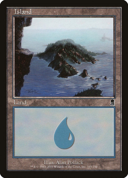 Island (335) (Foil) - Odyssey - Game On
