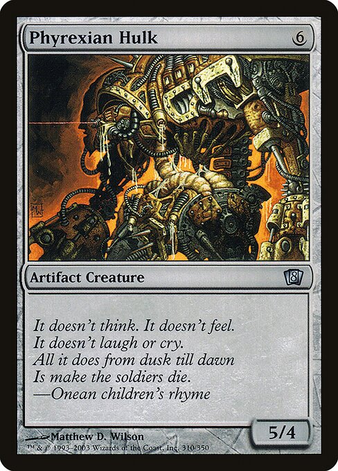 Phyrexian Hulk (310★) - Eighth Edition - Game On