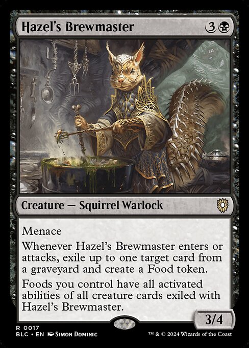 Hazel's Brewmaster (17) - Bloomburrow Commander - Game On