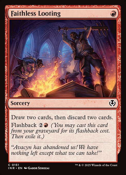 Faithless Looting (151) (Foil) - Innistrad Remastered - Game On