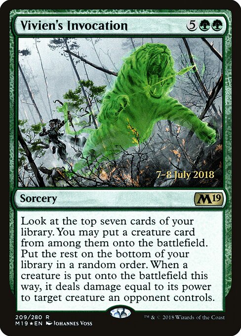 Vivien's Invocation (209s) (Foil) - Core Set 2019 Promos - Game On
